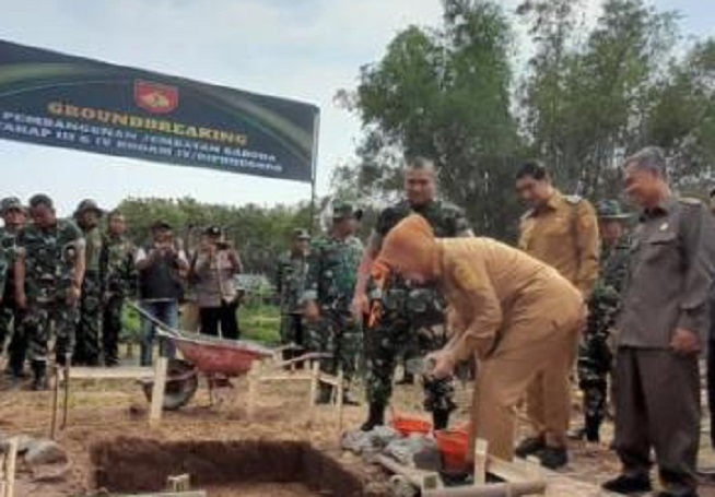 Pangdam 4 Pimpin Groundbreaking Pembangunan Jembatan Gantung Garuda di Sukoharjo